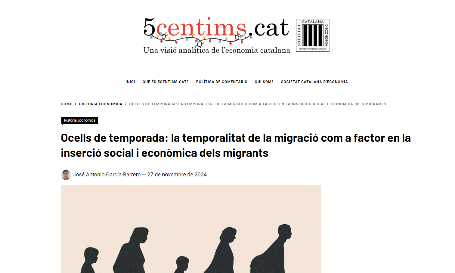 Ocells de temporada: la temporalitat de la migració com a factor en la inserció social i econòmica dels migrants